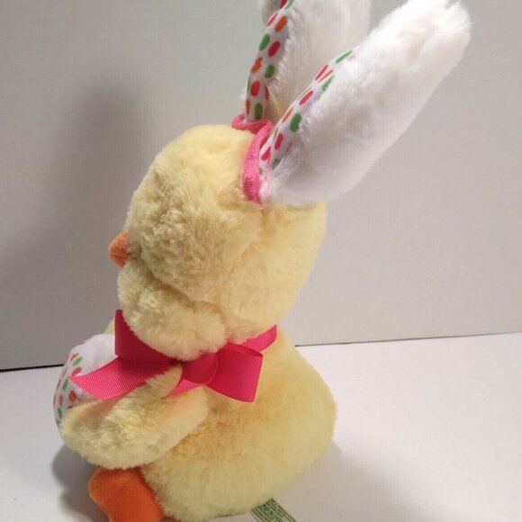 VTG Yellow Rabbit with Egg Sings -The Easter Parade Song -Ears Move & Lights Up - Picture 4 of 7